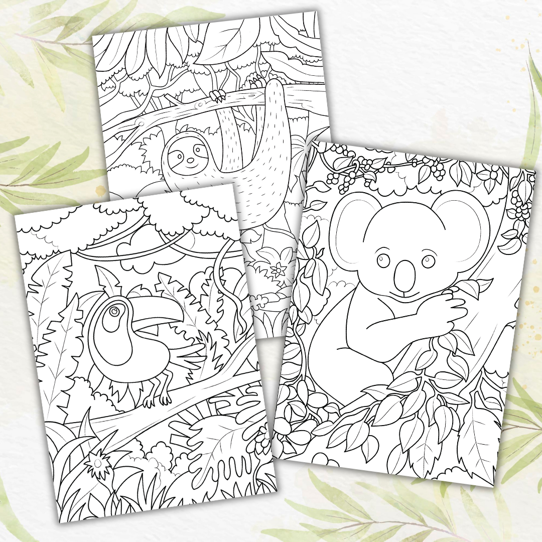 Nature Colouring Book