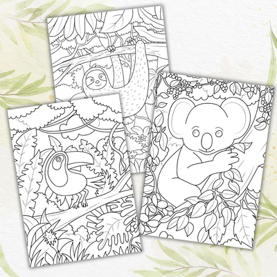 Nature Colouring Book