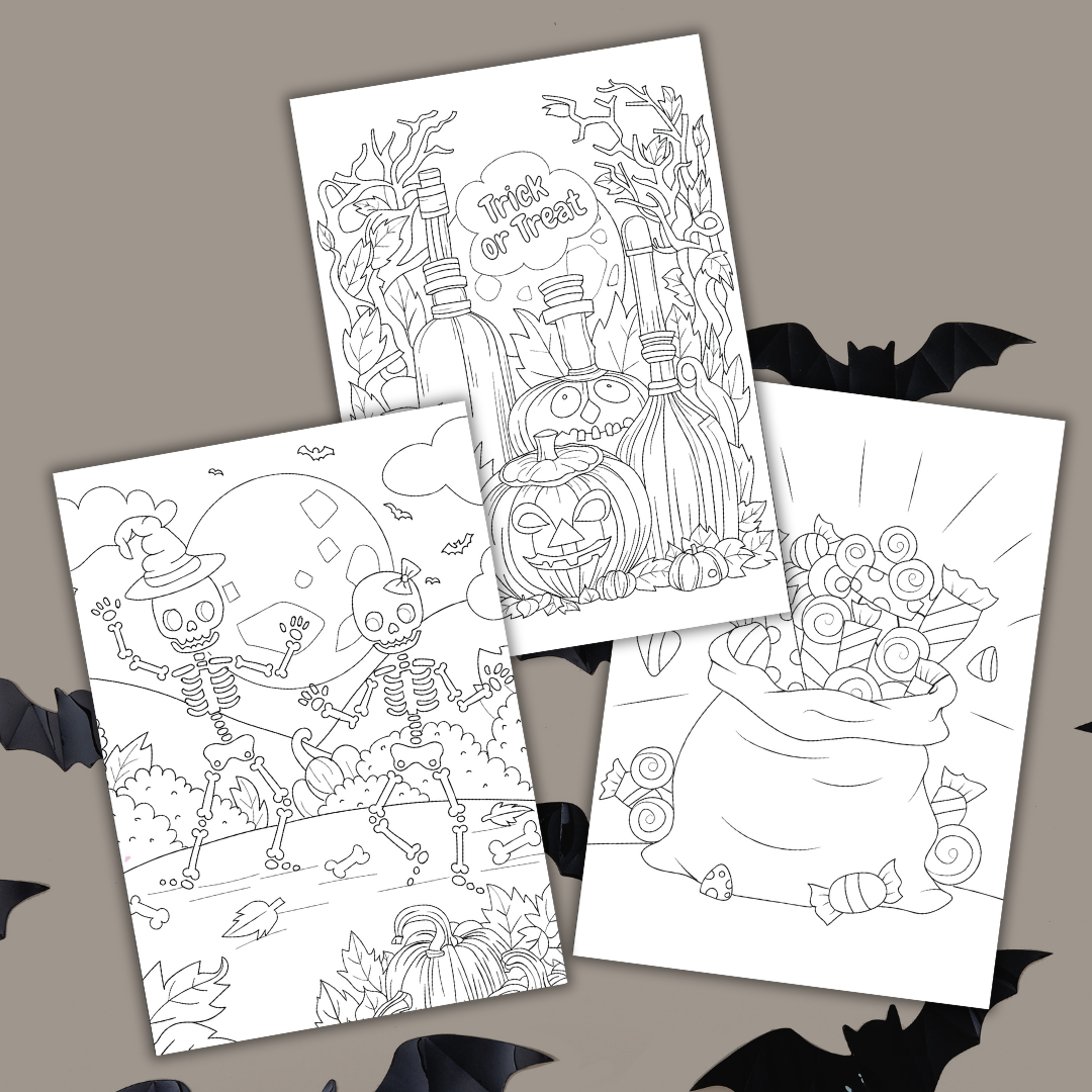 Halloween Colouring Book