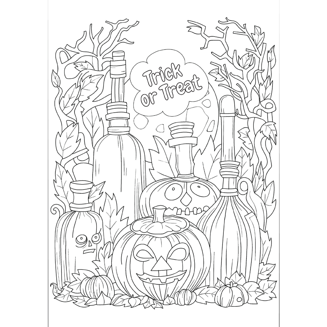 Halloween Colouring Book