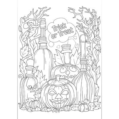 Halloween Colouring Book