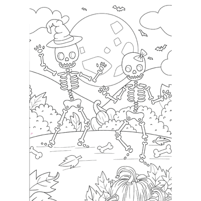 Halloween Colouring Book